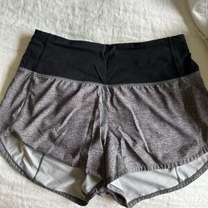 High rise lululemon speed up 2.5” shorts